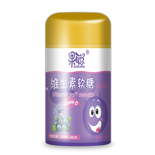 果聰維生素軟糖藍(lán)莓味120g