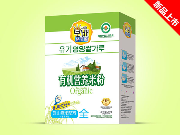 慧寶倍有機(jī)營養(yǎng)米粉盒裝-淮山薏米