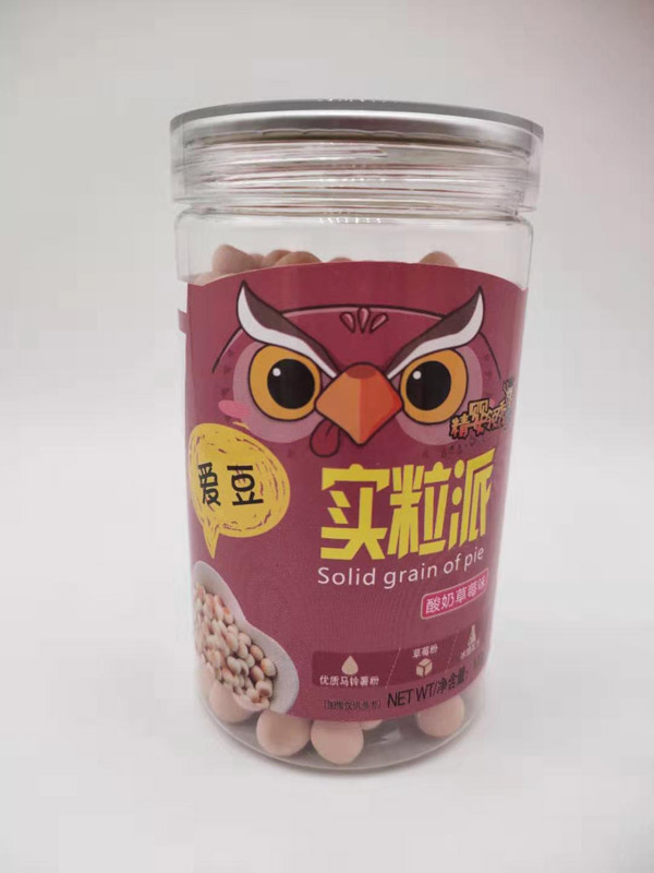 精嬰領(lǐng)秀愛豆實(shí)粒派酸奶草莓味