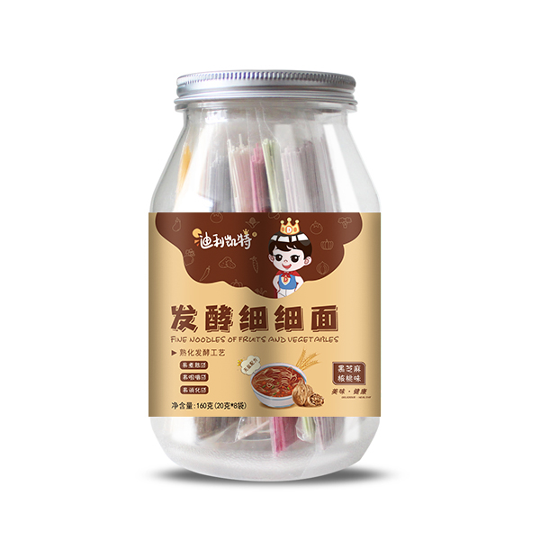 迪利凱特發(fā)酵細細面-黑芝麻核桃味