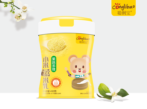 聰俐寶果蔬多維小米蒸米乳 聽裝