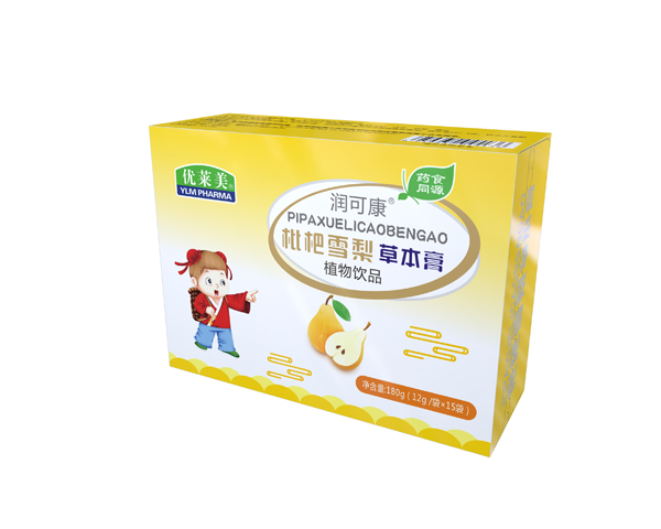 優(yōu)萊美潤可康枇杷雪梨草本膏植物飲品