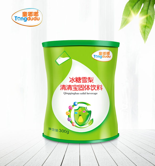 童嘟嘟冰糖雪梨清清寶固體飲料 鐵聽