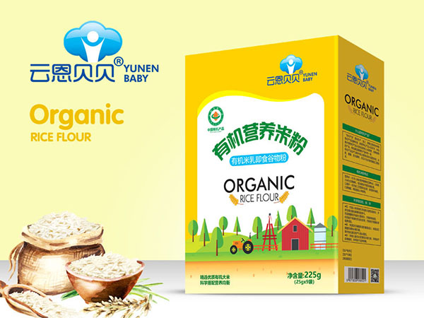 云恩貝貝有機(jī)營(yíng)養(yǎng)米粉-有機(jī)米乳(盒裝)