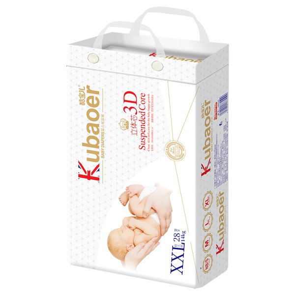 酷寶兒3D立體芯紙尿褲XXL28
