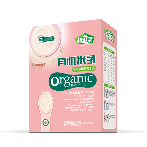 超級冠水果繽紛有機(jī)營養(yǎng)米乳