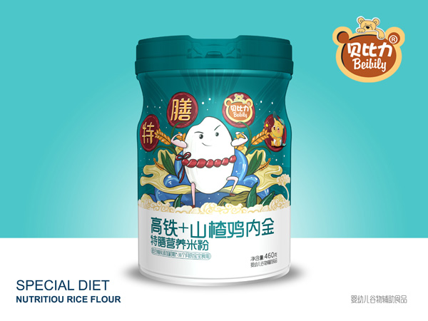 貝比力高鐵+山楂雞內(nèi)金特膳營養(yǎng)米粉