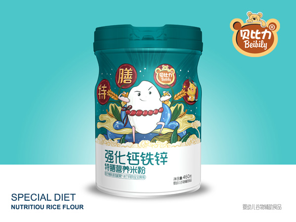 貝比力強化鈣鐵鋅特膳營養(yǎng)米粉