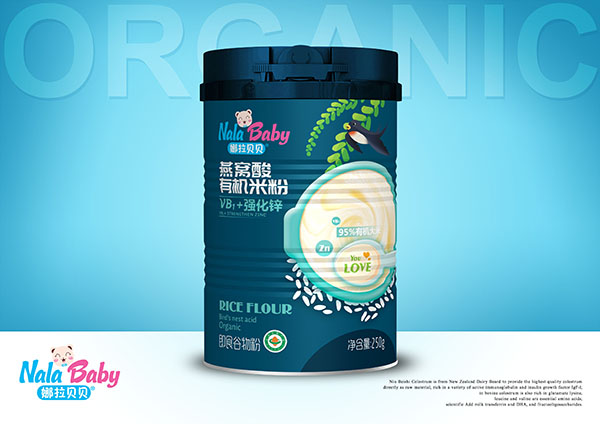 娜拉貝貝燕窩酸有機(jī)米粉 VB1+強(qiáng)化鋅