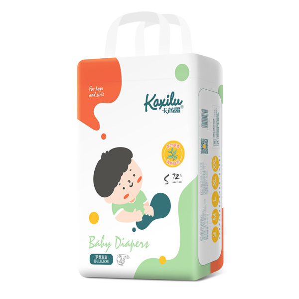 卡茜露茶香寶寶嬰兒紙尿褲S72