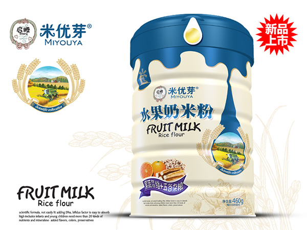 米優(yōu)芽水果奶米粉-果蔬多維+五谷雜糧聽裝