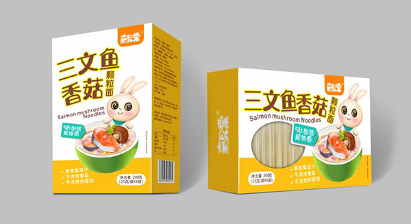 嘉唄噯超細(xì)面 三文魚(yú)香菇