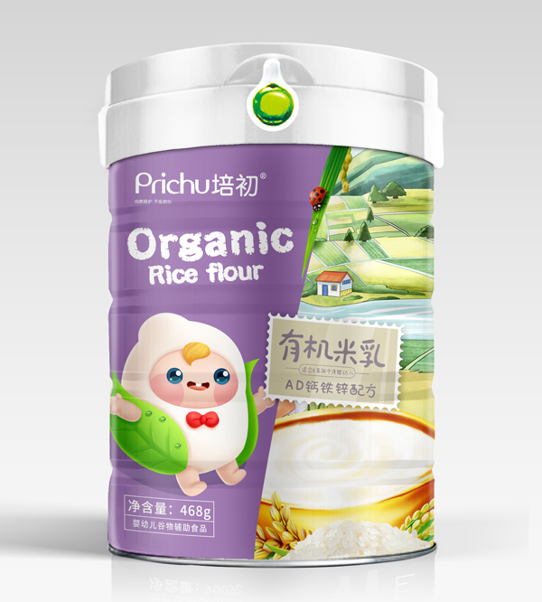 培初AD鈣鐵鋅配方有機(jī)米乳