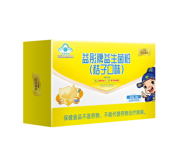 狀元搭檔益彤牌益生菌粉(桔子口味)橫盒