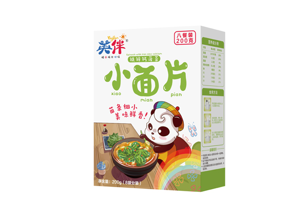 英伴鐵鋅鈣菠菜小面片