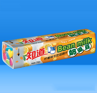 知道奶逗豆檸檬味牛奶咀嚼片
