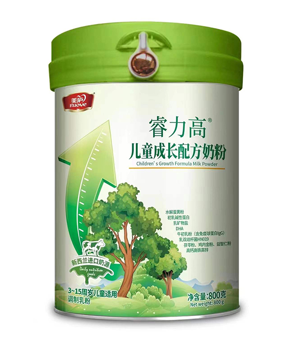 美廬睿力高兒童成長配方奶粉