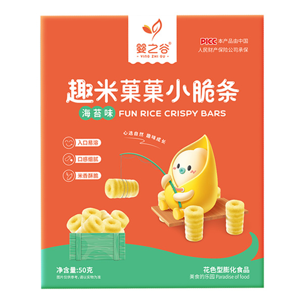 嬰之谷趣米菓菓小脆條-海苔味