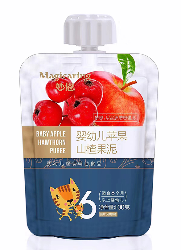 妙恩嬰幼兒蘋果山楂果泥