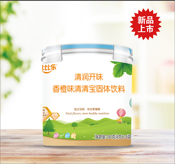 比比樂清潤(rùn)開味香橙味清清寶