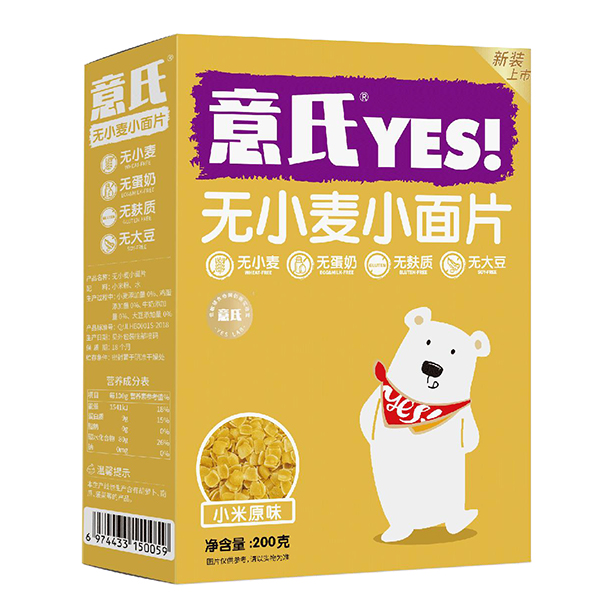 意氏無小麥小面片 小米原味