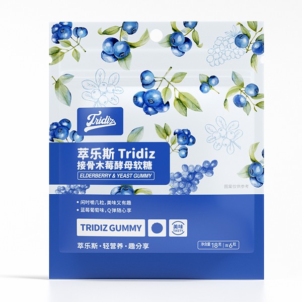 Dipro迪輔樂萃樂斯接骨木莓酵母軟糖(袋裝)