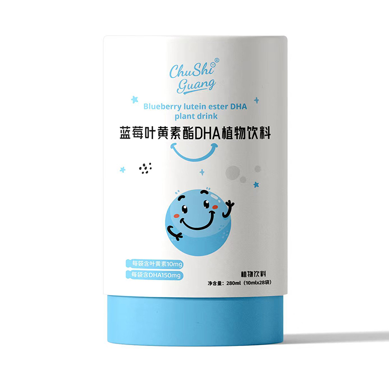 初拾光藍莓葉黃素酯DHA植物飲料