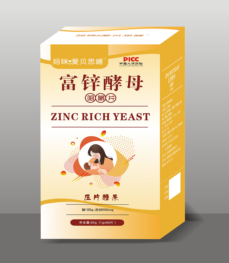 媽咪愛(ài)貝思哺富鋅酵母咀嚼片