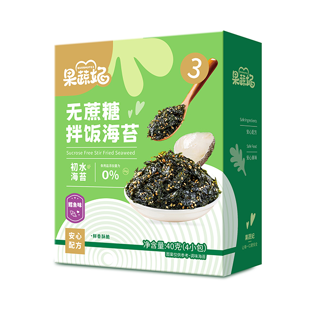 果蔬妃無(wú)蔗糖拌飯海苔 鱈魚(yú)味