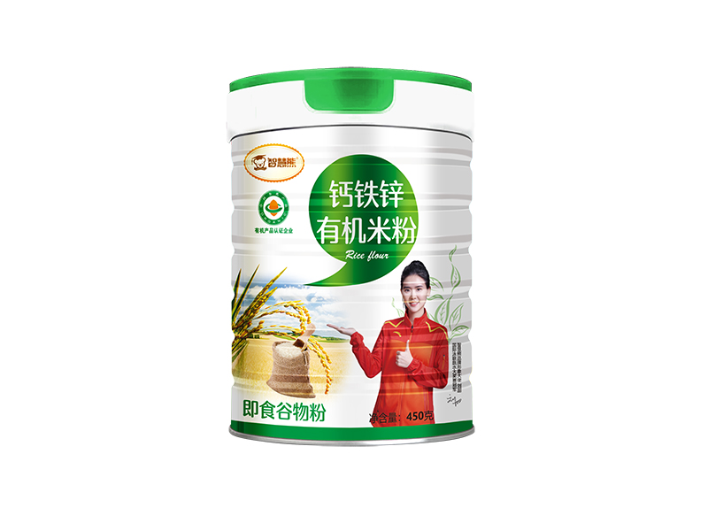 智慧熊鈣鐵鋅有機(jī)米粉 聽裝