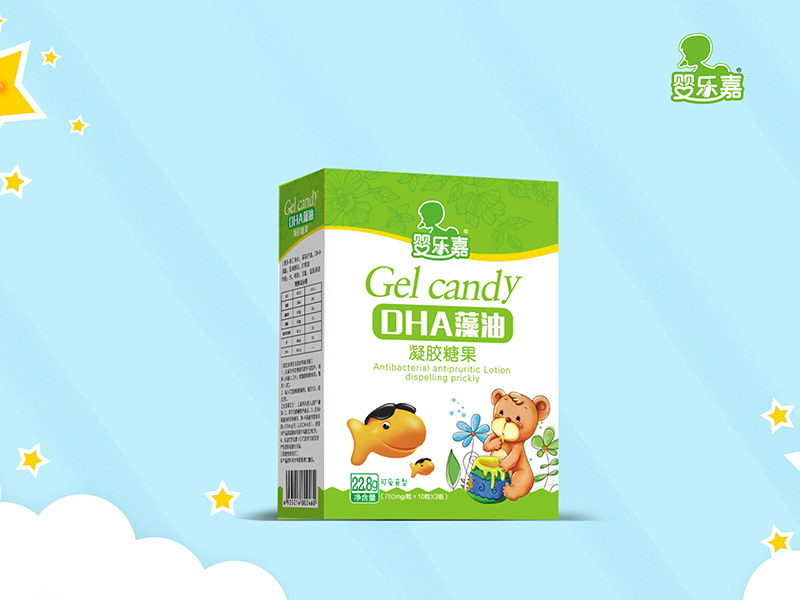 嬰樂嘉DHA藻油凝膠糖果 盒裝