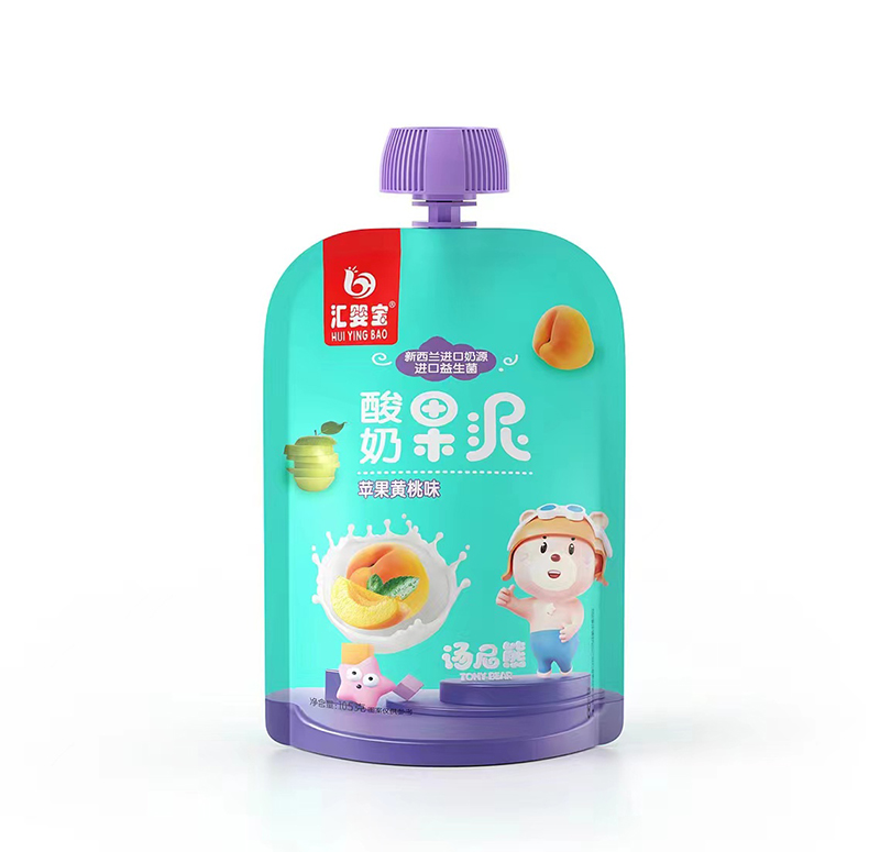匯嬰寶酸奶果泥-蘋果黃桃味