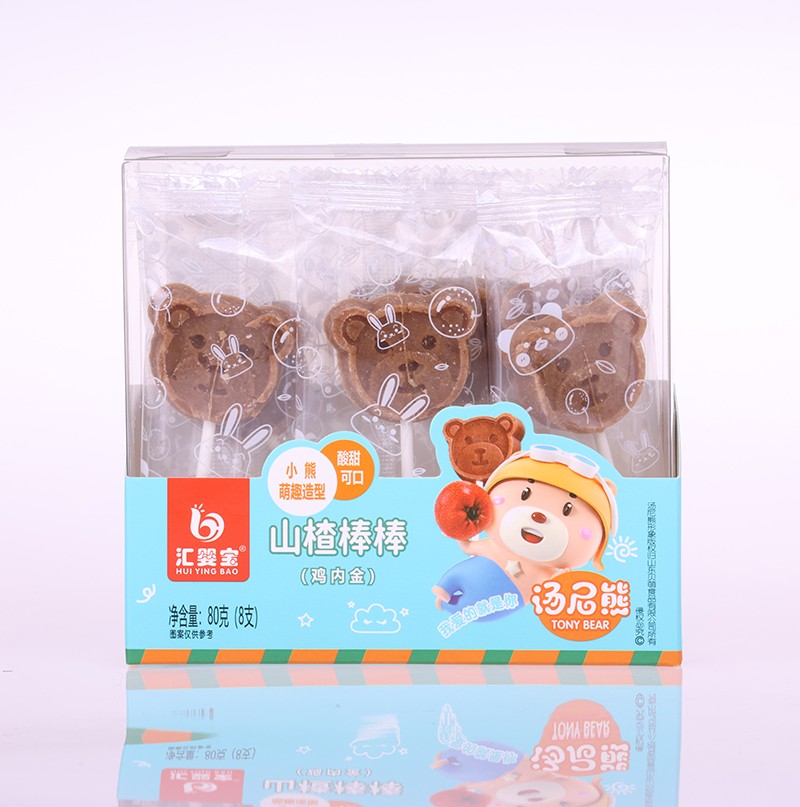 匯嬰寶小熊萌趣造型山楂棒棒-雞內金