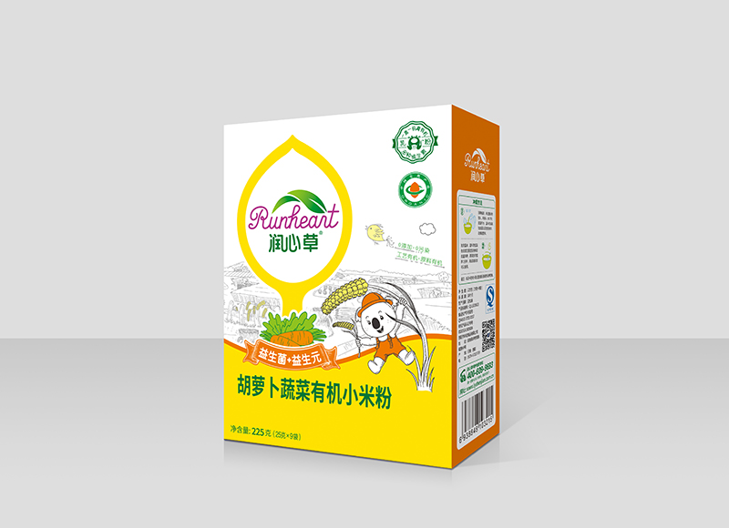 潤心草胡蘿卜蔬菜有機(jī)小米粉225克