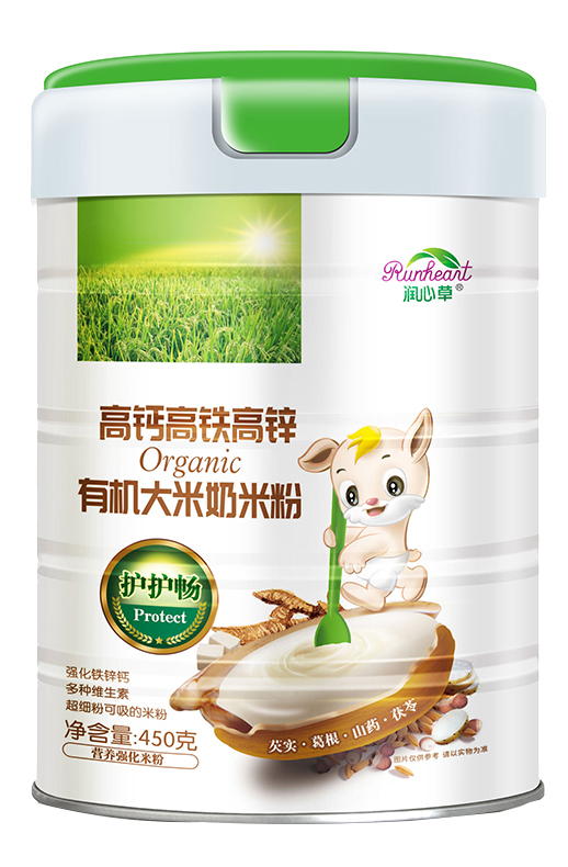 潤心草高鈣高鐵高鋅有機(jī)大米奶米粉