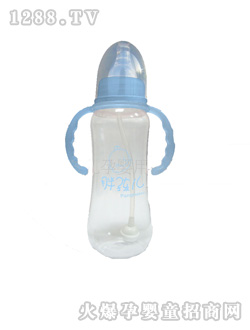 胖孩兒藍色PP奶瓶