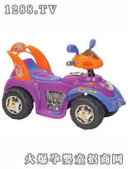 貝思達(dá)紫色童車2008