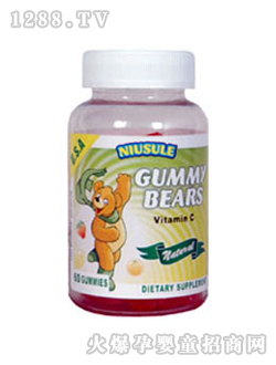 紐素樂(lè)戈咪熊果味軟糖維他命C