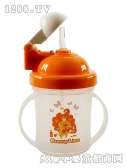 靠娃兒小獅王桑尼兒童彈跳水杯