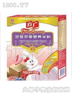 方廣藍(lán)莓蘋果營養(yǎng)米粉228g