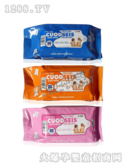 舒爾潔yinge濕巾橘色大包裝