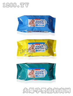 舒爾潔yinge濕巾藍色包裝