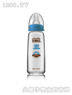 哈牛媽流線型玻璃奶瓶6安士