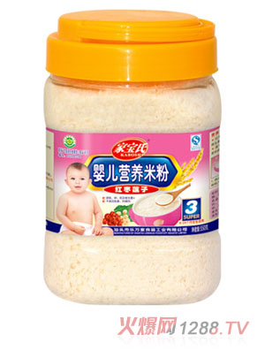 家寶氏紅棗蓮子yinge營(yíng)養(yǎng)米粉3段桶裝