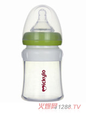 米奇樂(lè)硅膠寬口奶瓶140ml