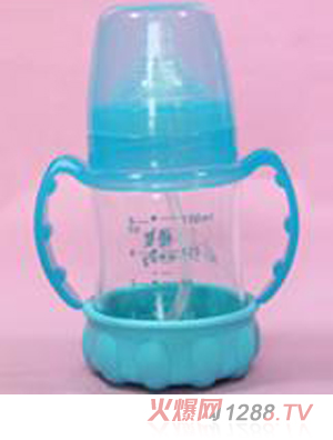 小糖果晶鉆玻璃奶瓶150ml