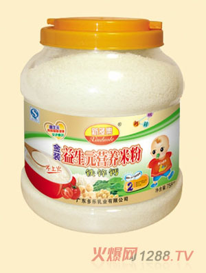 新多樂(lè)鐵鋅鈣益生元營(yíng)養(yǎng)米粉2段