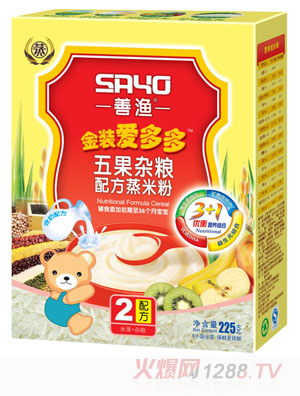 善漁金裝愛(ài)多多五果雜糧配方蒸米粉