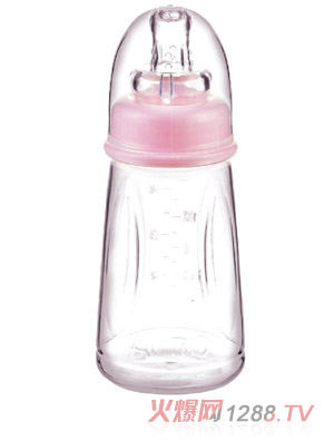 愛(ài)樂(lè)寶PP果汁奶瓶120ml粉色