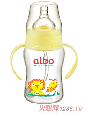 愛(ài)樂(lè)寶PP自動(dòng)奶瓶200ml黃色
